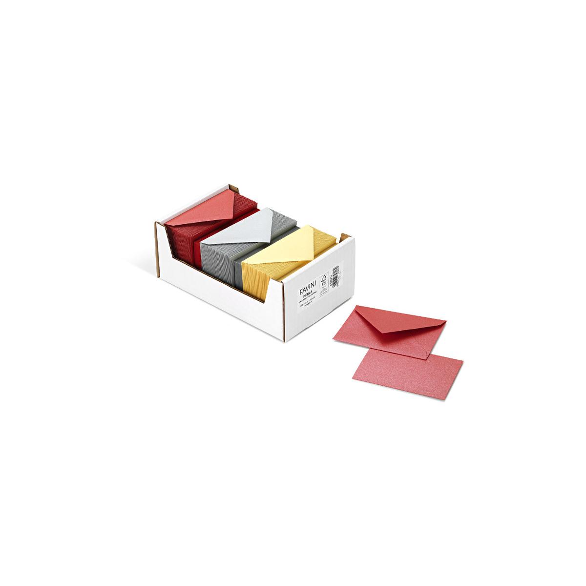 Favini A57x211 Briefumschlag Gold, Rot, Silber 150 Stück(e)