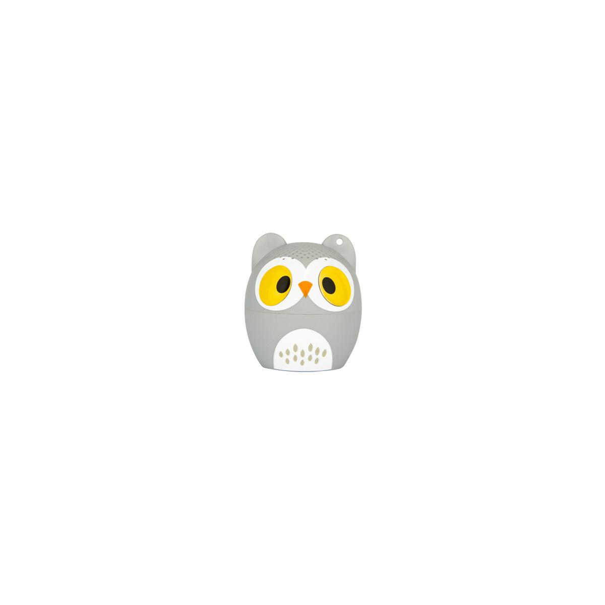Hamlet Xbtpet-owl Tragbarer-/partylautsprecher Tragbarer Mono-lautsprecher Grau, Weiß, Gelb 4 W