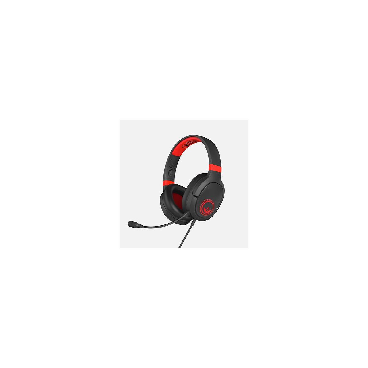 Otl Technologies Pokémon Pk0879 Kopfhörer & Headset Kabelgebunden Kopfband Gaming Schwarz, Rot
