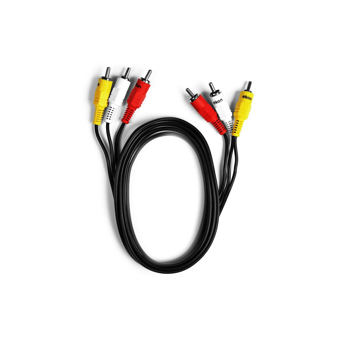 Ekon Ecv3rca15mm Composite-video-kabel 1,5 M Rca Schwarz