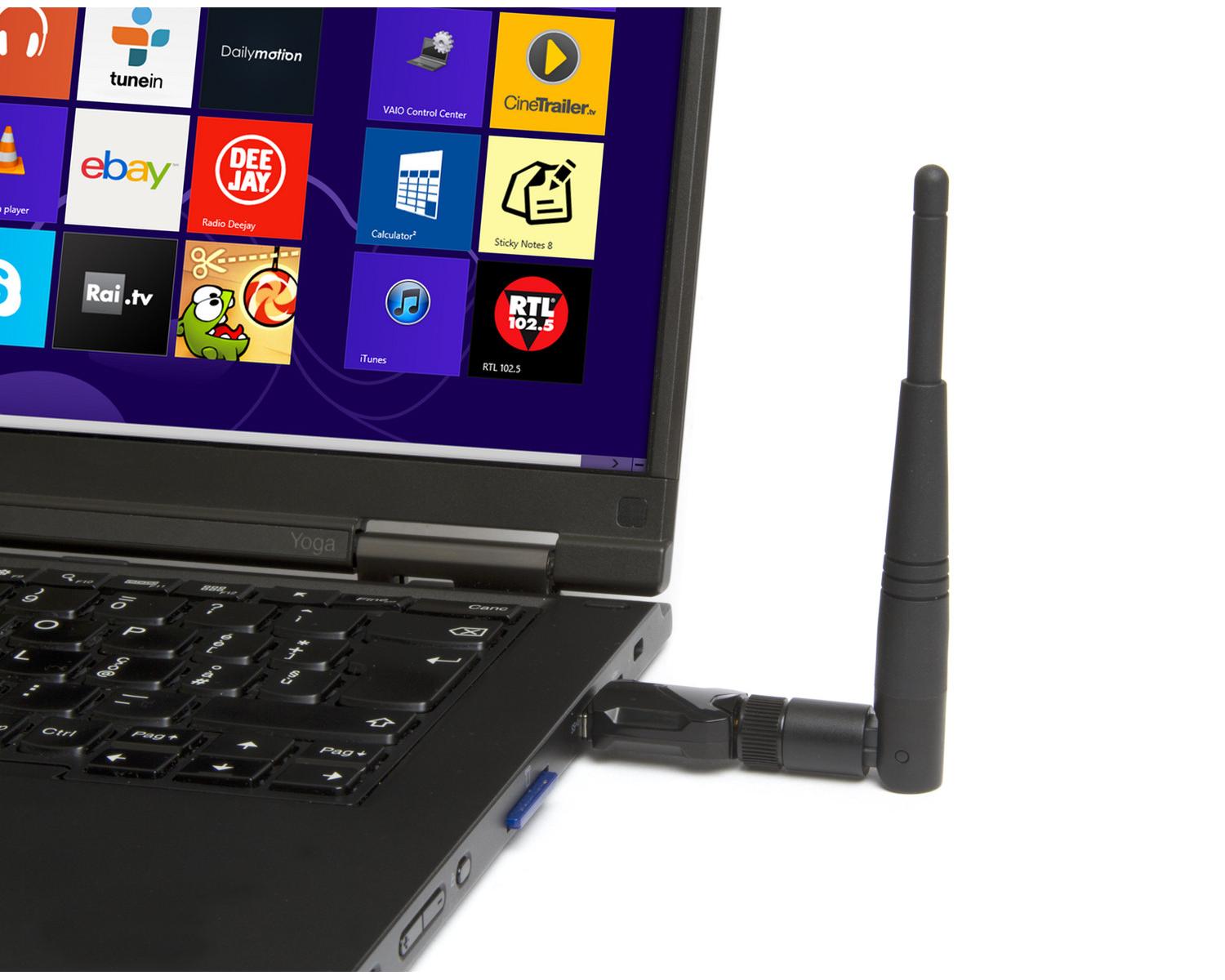Hamlet Hnw600acu Netzwerkkarte Wlan 600 Mbit/s