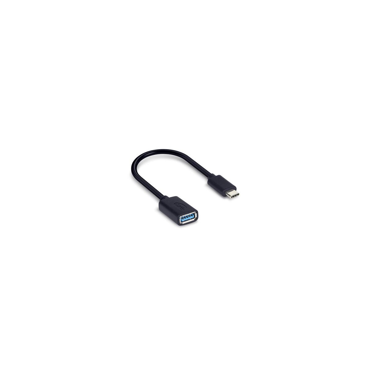 Hamlet Xadtc-u2a-mf02 Usb Kabel Usb 3.2 Gen 1 (3.1 Gen 1) 0,2 M Usb A Usb C Schwarz