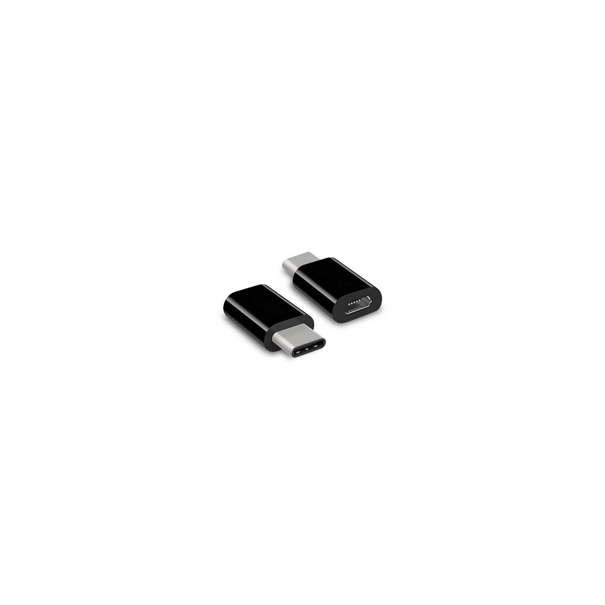 Hamlet Xadtc-um-mf Kabeladapter Usb-c Micro Usb Schwarz