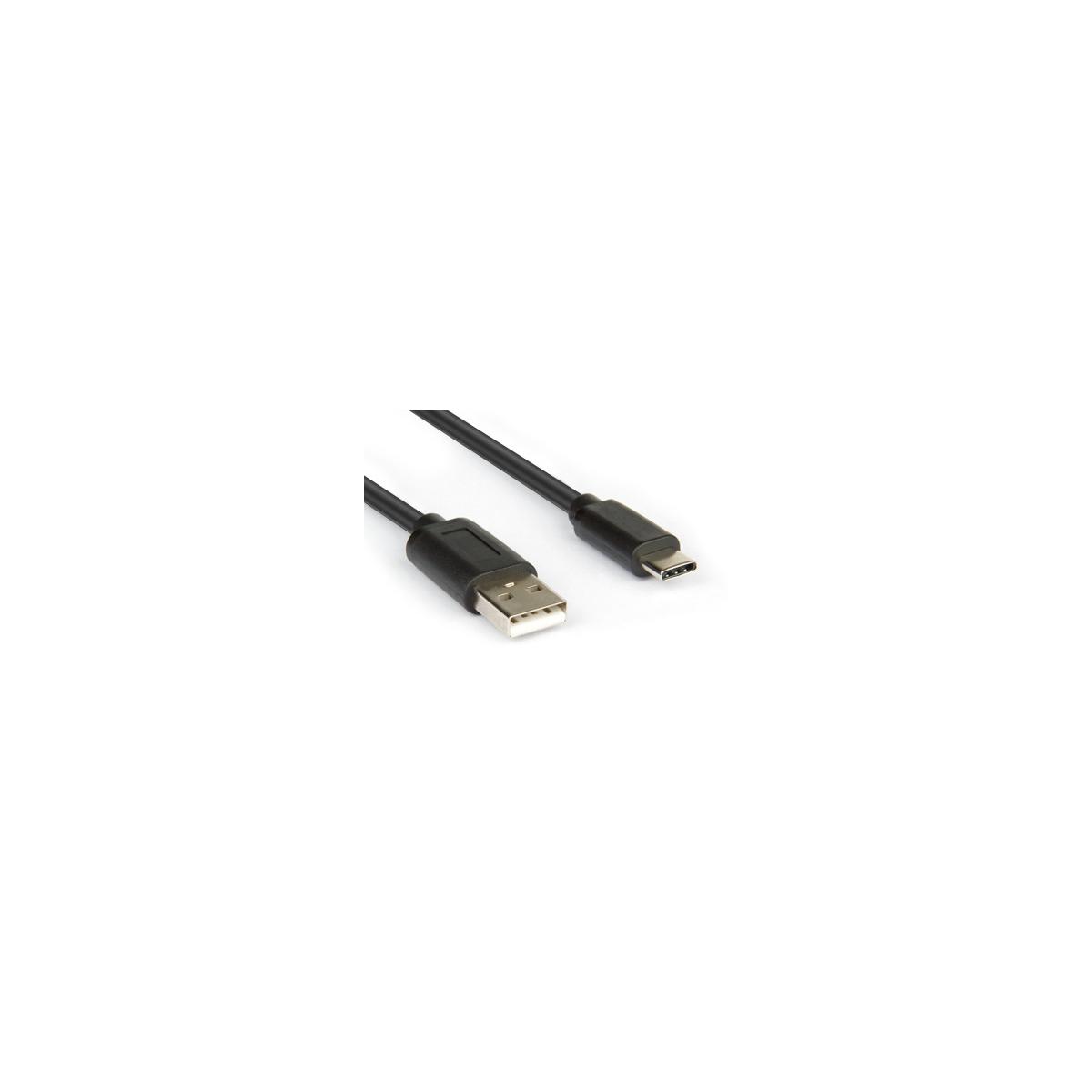 Hamlet Xcu2a-uc-mm10 Usb Kabel Usb 2.0 1 M Usb A Usb C Schwarz