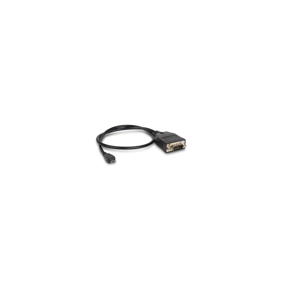 Hamlet Xurs232microtg Serien-kabel Schwarz 0,45 M Rs-232 Db9 Micro Usb