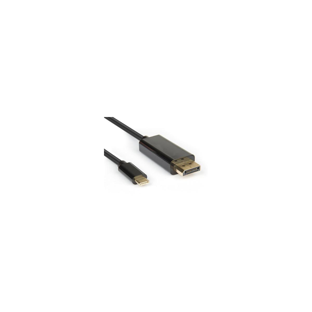 Hamlet Xvauc-dp4k20 Videokabel-adapter 2 M Usb Typ-c Displayport Schwarz