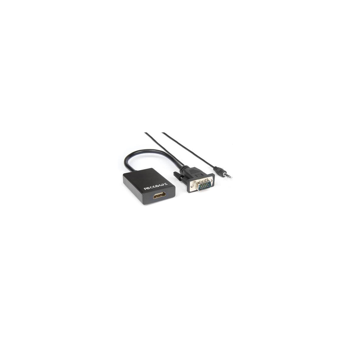 Hamlet Xvavga-hdma Videokabel-adapter Vga (d-sub) Hdmi Typ A (standard) Schwarz