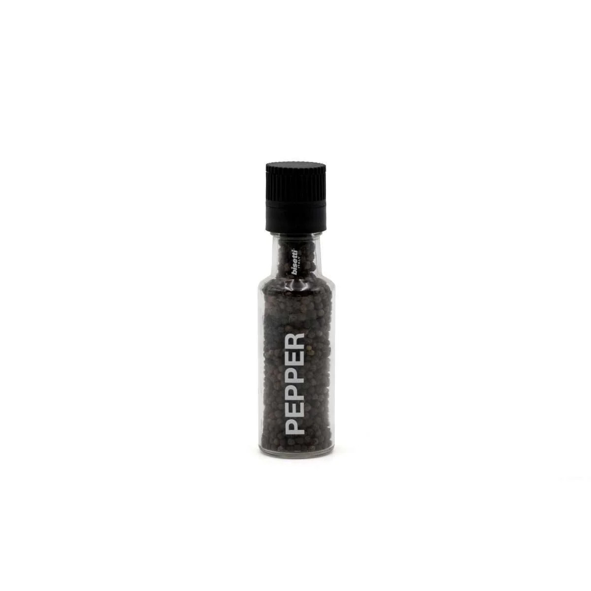 Bisetti Pfeffermühle Pantelleria Aus Transparentem Glas H 16,5 Cm