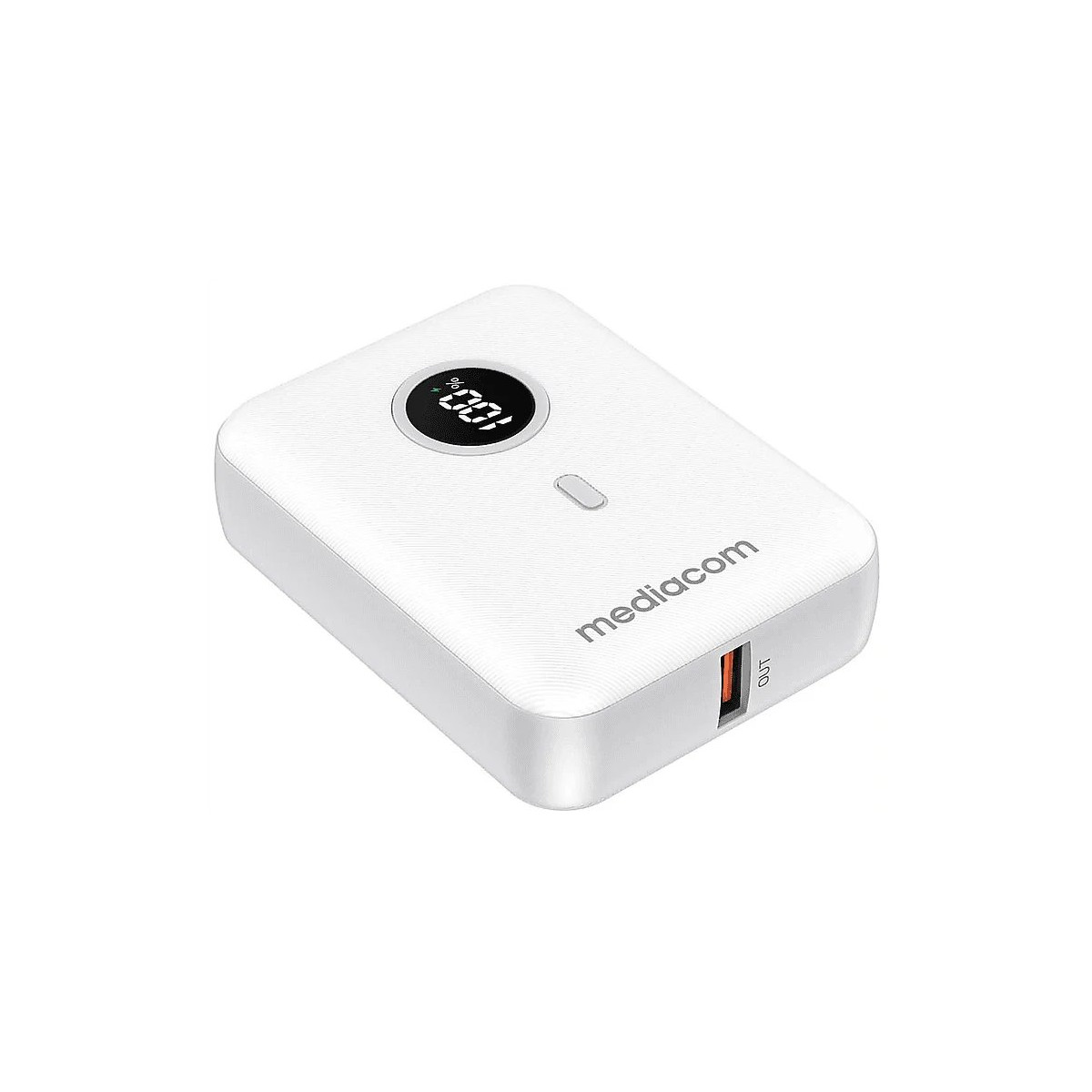 Mediacom Md-p302 Powerbank 10000 Mah Mit 22.5w Schnellladung In Weiß