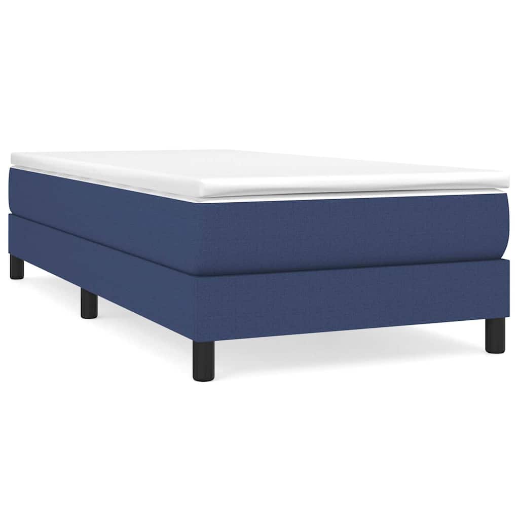 Maison Exclusive - Boxspringbettgestell Blau 100x200 Cm Stoff