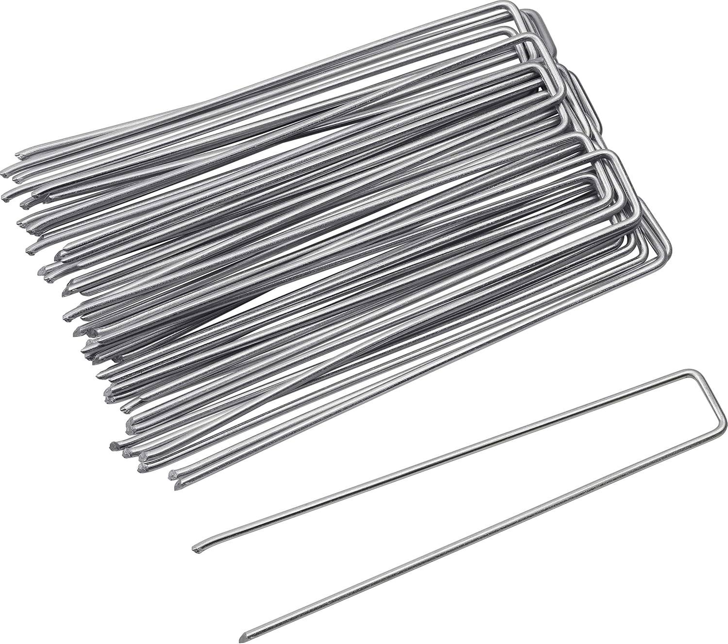 Set 30 Piquets Aus Stahl Galvanisé 200x40x4mm – Ancrage Au Sol Für Bâches Und Filets Gartenarbeit – Construction