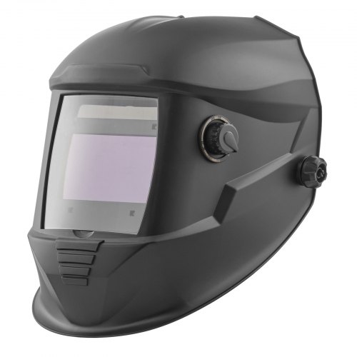 VEVOR Automatik Schweißhelm, 100,1 x 59,4 mm True Color, Solar Schweißermaske mit 4 Lichtbogensensoren, Schweißshirm DIN 4/5-9/9-13 für WIG MIG ARC Schweißen Schleifen Schneiden – METIS-Serie