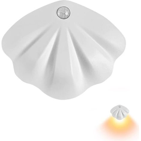 Veilleuse Detecteur Bewegung, Veilleuse Led Automatisch Aufladbar, 3 Modi Beleuchtung(3000k-6000k), Akku 1200mah,