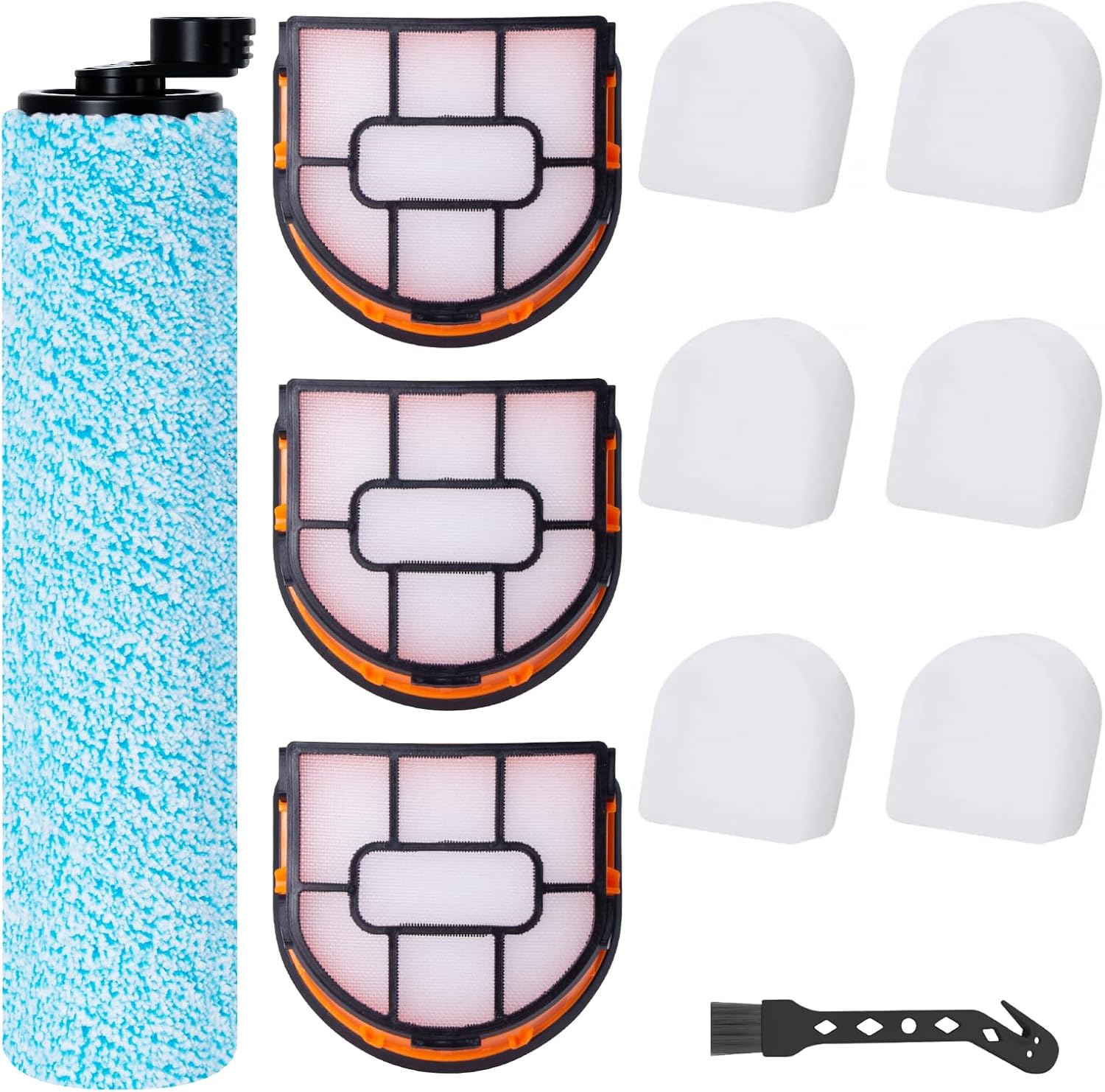 Shark Hydrovac Wd210eu Set D'Zubehör Für Sols Durs Ohne Draht 1 Bürste Zu Rolle + 3 Filter + 6 Ouates Filtrantes + 1