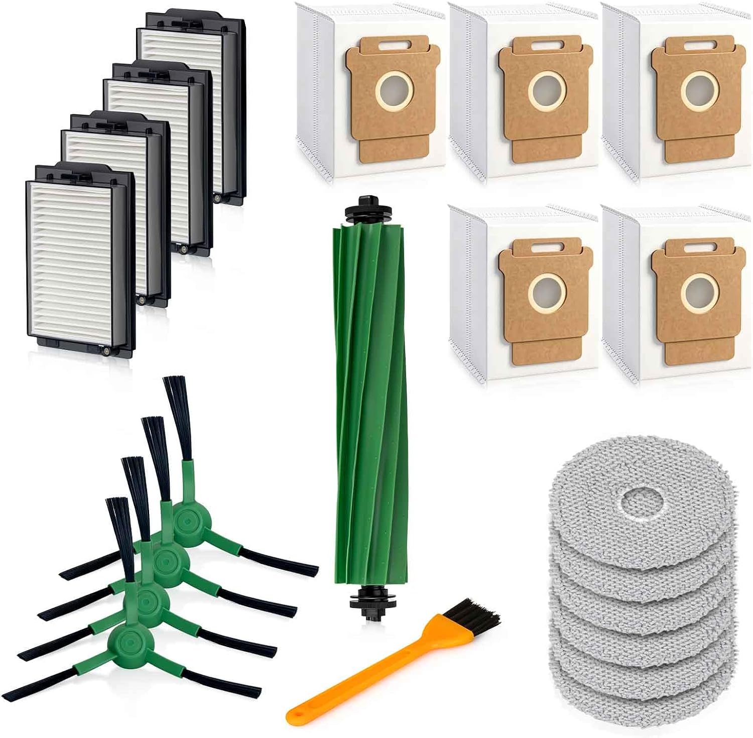 21 Kits D'Zubehör Für Irobot Roomba Plus 505 Combo/ 405 Combo – Zuverlässig Und Benutzerfreundlich – Economy-lösung