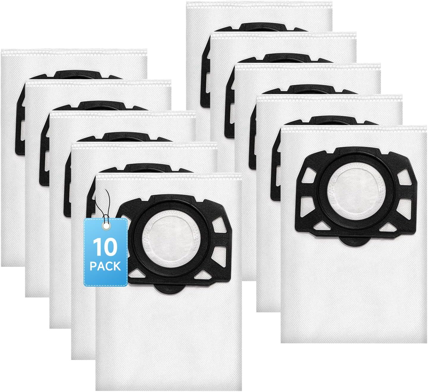 10 X Vacuum Cleaner Bags For Karcher Wd4 Wd5 Wd6 Mv4 Mv5 Mv6 Kfi 487 Vacuum Cleaner Bags Accessory For Wet And Dry