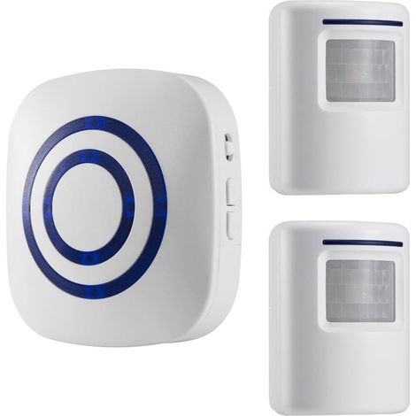 Set Sonnette Alarm D Allée, Erfassung Bewegung Zu Distance, Indicateurs Led, Reichweite Étendue – Robust Und Langlebig
