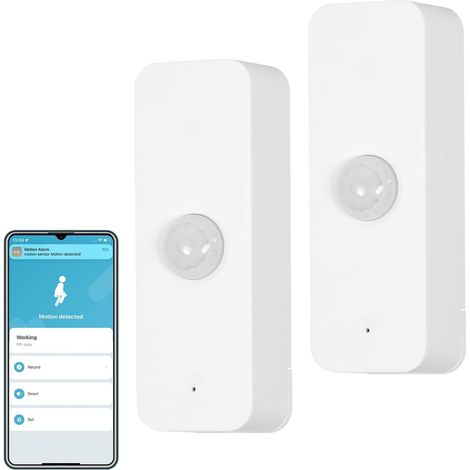 Détecteurs Präsenz Connectés Ohne Draht, Pilotage Durch Application, Notifications Auf Smartphone – Robust Und Langlebig