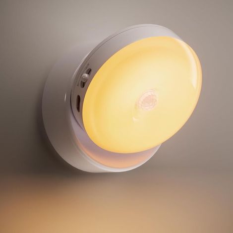 Veilleuse Led Mit Melder Bewegung – Lampe Aufladbar Durch Usb, 3000k, Base Magnetisch, Ideal Für Flur Und Schlafzimmer.