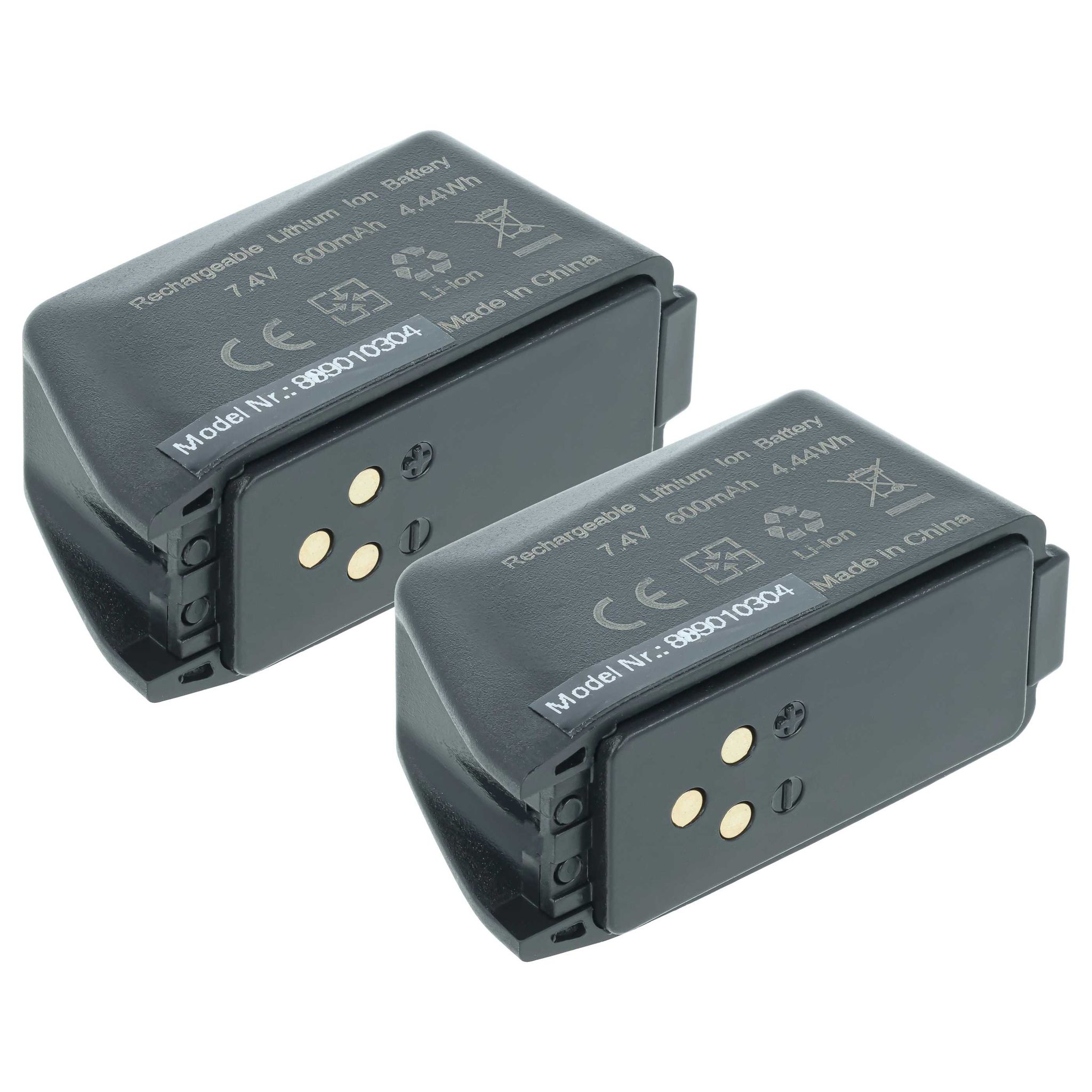 Vhbw 2x Akku Ersatz Für Sram 23875, 00.3018.102.000 Für Schaltwerk, Umwerfer (0,6 Ah, 7,4 V, Li-ion)