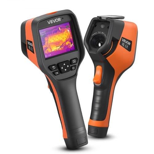 VEVOR Wärmebildkamera, 384x288 IR-Auflösung, Wärmebildgerät mit 5-MP-Sichtkamera, 30-Hz-Bildwiederholfrequenz, Infrarot-Imager mit 3,5-Zoll-Touchscreen, -20 bis 50 °C, WLAN-Unterstützung