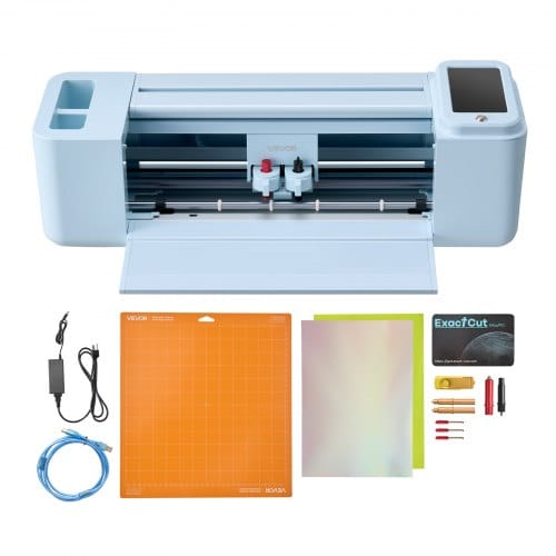 VEVOR Vinylschneidemaschine 30 cm, Schneideplotter/Plottermaschine mit Touchscreen, Kompatibel mit Mac/Windows/Android/iOS, Vinylcutter für Bastelarbeiten, Karten & Wohnaccessoires