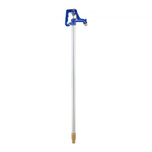 VEVOR Frostsicherer Hofhydrant, 980 mm, Außenwasserhahn mit 304,8 mm Eingrabetiefe, G 3/4 Zoll Rohranschluss, Hebelgriff + Handrad, bleifreier Gartenhydrant für Bewässerung von Garten & Bauernhof