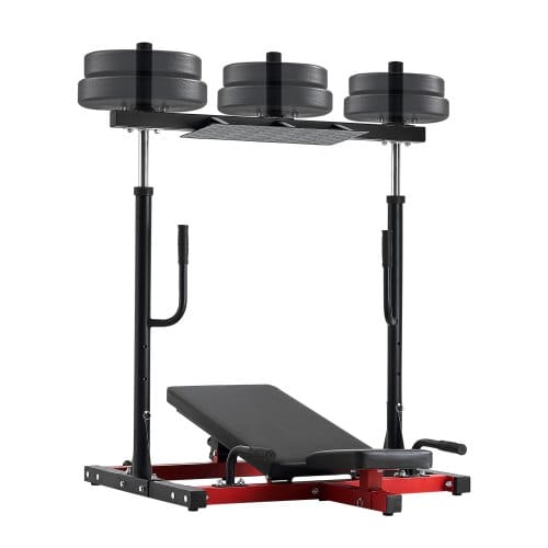 VEVOR Vertikale Beinpresse, spezielles Heim-Fitnessgerät für den Unterkörper, Trainingsgerät aus Karbonstahl, verstellbares Beinkrafttraining für hochintensives Drücken 249,48 kg belastbar