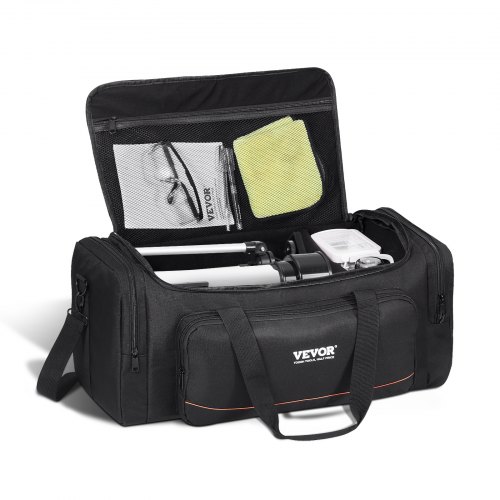 VEVOR Teleskoptasche, 560 mm, Transporttasche für Teleskope mit festen Schnallen, mehrere Taschen & abnehmbare Trennwand für Teleskope, Teleskop-Tragetasche zur Sicherung von optischem Tubus & Stativ