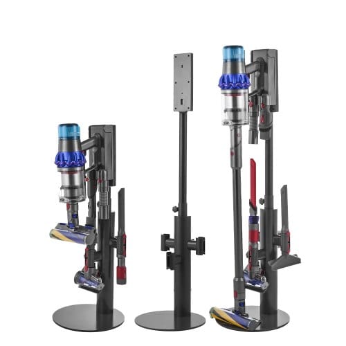 VEVOR Staubsaugerständer 130 cm, kompatibel mit Dyson V7 V8 V10 V11 V12 V15 SV10 SV12 SV14 SV18 SV21 Standstaubsaugern & Zubehör, Staubsaugerständerhalter mit 3 Clips & höheneinstellbar