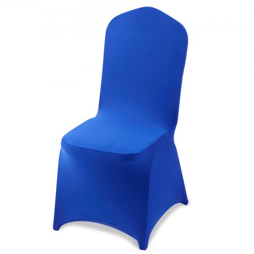 VEVOR Stuhlhussen Stuhlbezug 50 Stk. waschbarer & abnehmbarer Stuhlüberzug aus Polyester-Spandex für Hochzeitsfeiern Esszimmerbankette Restaurant, passend für Stühle (51 x 45 x 95 cm) Marineblau