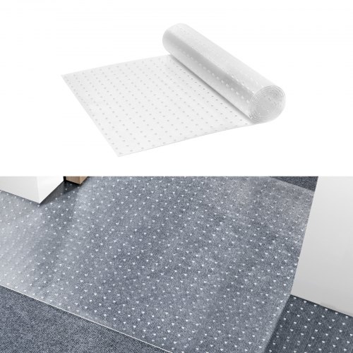 VEVOR Teppichschutz für Haustiere, 61 x 1,83 m, kratzfester PVC-Katzenteppichschutz für den Türrahmen, rutschfeste Katzenkratzschutzmatte, leicht zuschneidbarer Kunststoff-Teppichkratzstopper