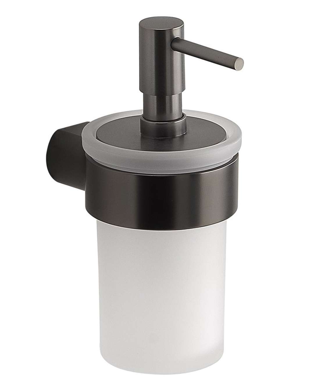 Sapho Gedy Pirenei - Seifenspender, Milchglas, Gun Metal Pi8181