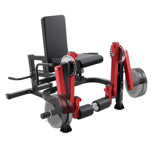 VEVOR Beinstrecker und Curl-Maschine, sitzende Bein-Drehstrecker für die Oberschenkel, verstellbares Gerät für Spezialübungen des Unterkörpers, Heim-Fitnessstudio Trainingsbank (317 kg belastbar)
