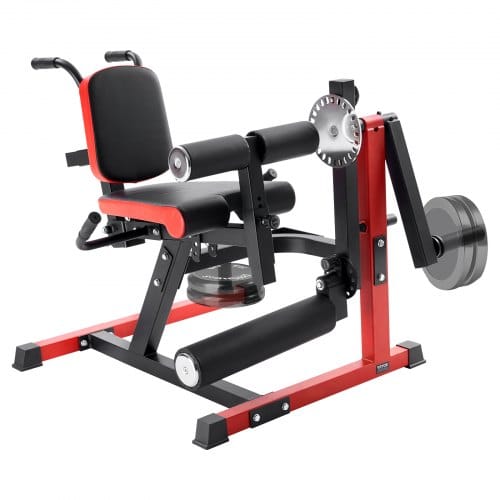 VEVOR Beinstrecker und Curl-Maschine, sitzende Bein-Drehstrecker für die Oberschenkel, verstellbares Gerät für Spezialübungen des Unterkörpers, Heim-Fitnessstudio Trainingsbank, 250 kg Tragkraft