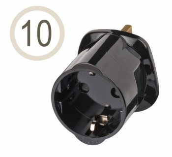 Brennenstuhl Reiseadapter Großbritannien 10 Stück - 2.48 EUR / Stk.
