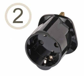 Brennenstuhl Reiseadapter Großbritannien 2 Stück - 2.48 EUR / Stk.