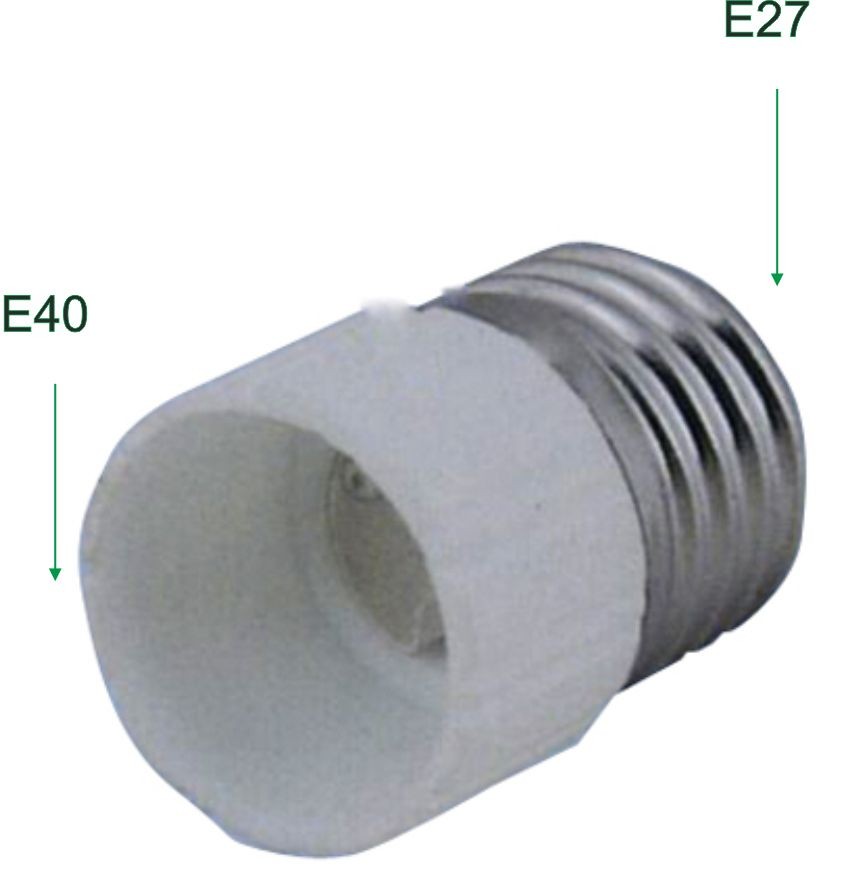 E40-buchse Auf E27-stecker 12.110 Glühlampengewinde-adapter 12.110