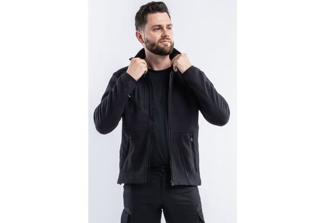 QUALITEX HIGH QUALITY WORKWEAR Fleecejacke PRO+ schwarz Damen: 42 Herren: M