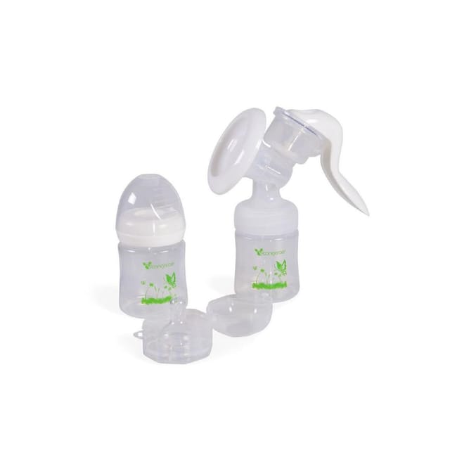 Cangaroo manuelle Milchpumpe Delicate P0953, 2x 150 ml Flasche, Sauger Gruppe 0+
