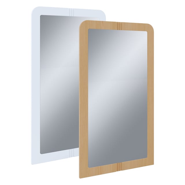 VCM Holz Wandspiegel für Badezimmer oder Flur geeignet Maße: H. 90 x B. 50 x T. 2 cm Wandspiegel mit Ablage - Balia