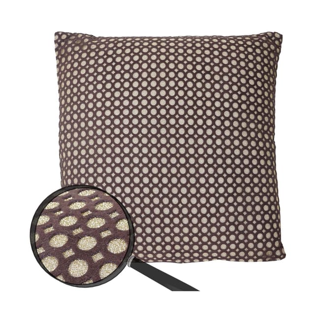 Zierkissen Gold, Sofakissen Deko-Kissen mit Füllung, braun Glanz-Effekt 40x40cm