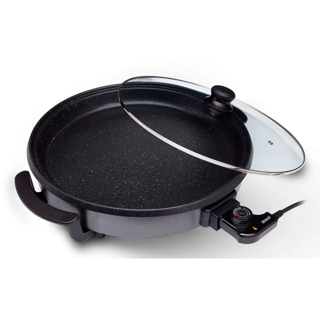 SOGO Elektrischer Multitopf mit Glasdeckel, 42cm, 1500W