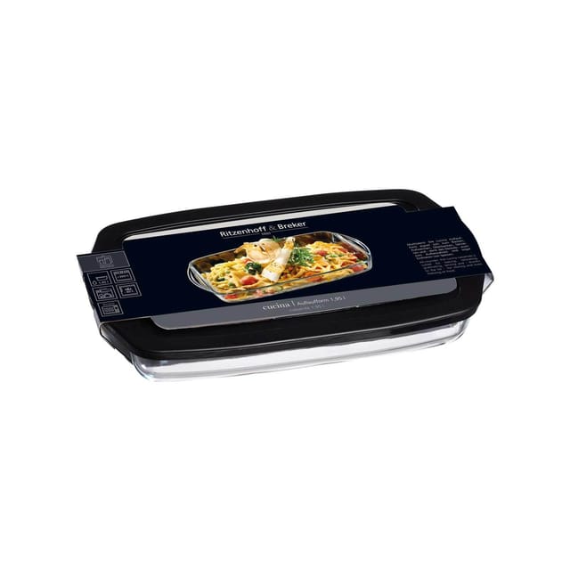 Ritzenhoff & Breker Auflaufform mit Frischhaltedeckel Cucina 1,95 Liter