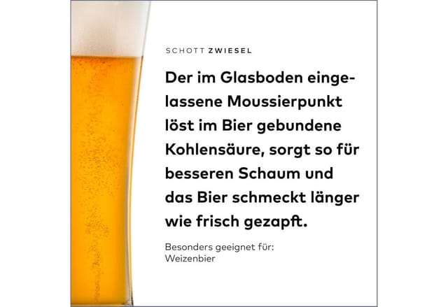 Schott Zwiesel Weizenbiergläser Beer Basic 300 ml 4er Set