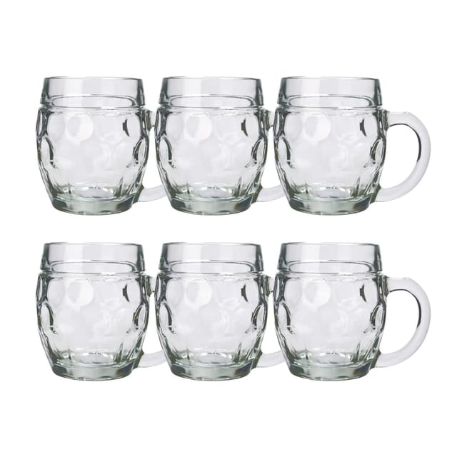 Bierglas, Bierkrug, Maßkrug, Bierseidel 6er Set Biergläser, Tübinger - 0,4 Liter