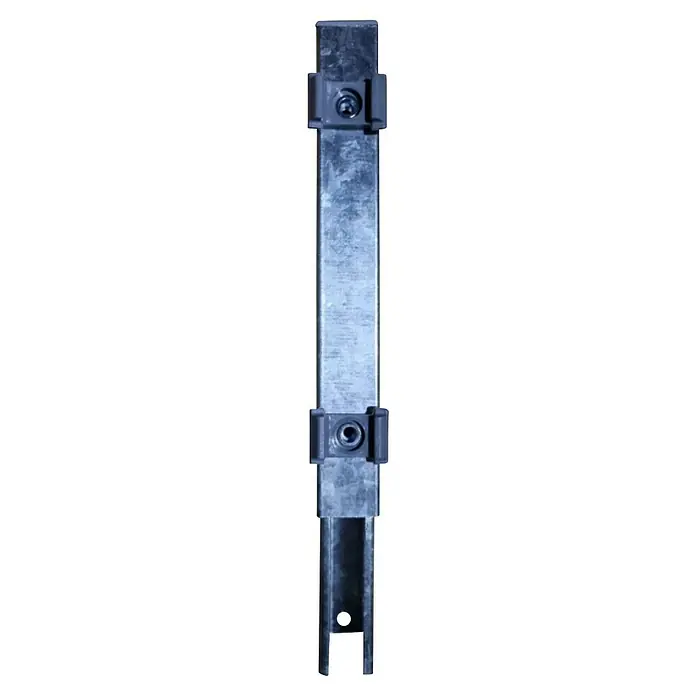 FA-Bausysteme Zaunpfosten Verlängerung (Höhe: 20 cm, Zink, Stahl, Passend für: Doppelstabmattenzaunpfosten)