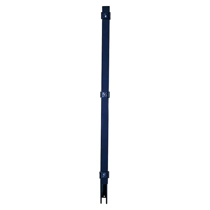 FA-Bausysteme Zaunpfosten Verlängerung (Höhe: 80 cm, Anthrazit, Stahl, Passend für: Doppelstabmattenzaunpfosten)