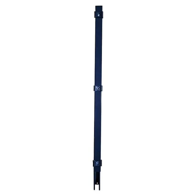 FA-Bausysteme Zaunpfosten Verlängerung (Höhe: 80 cm, Anthrazit, Stahl, Passend für: Doppelstabmattenzaunpfosten)