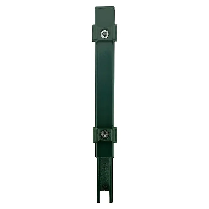 FA-Bausysteme Zaunpfosten Verlängerung (Höhe: 20 cm, Moosgrün, Stahl, Passend für: Doppelstabmattenzaunpfosten)